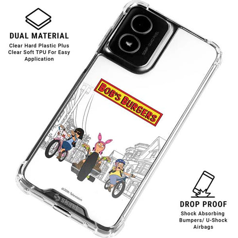 Bobs Burgers Bike Squad Moto G Power 5G (2024) Clear Case