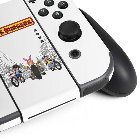 Bobs Burgers Bike Squad Nintendo Switch (2017-2021) Joy-Con Controller Skin