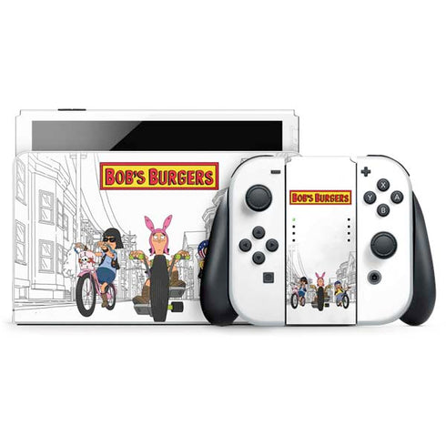 Bobs Burgers Bike Squad Nintendo Switch OLED (2021) Skin