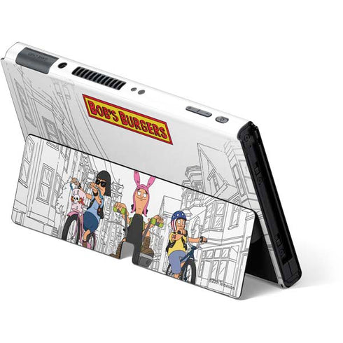 Bobs Burgers Bike Squad Nintendo Switch OLED (2021) Skin