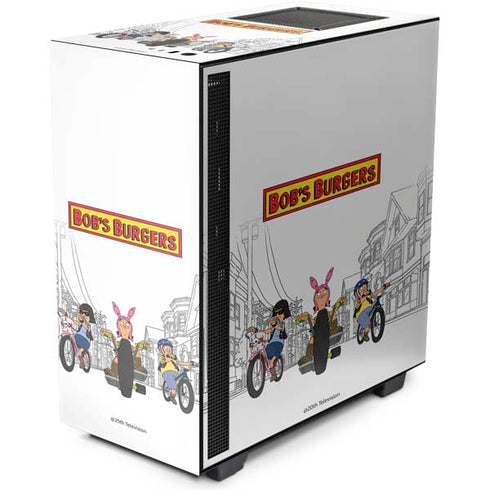Bobs Burgers Bike Squad NZXT H510 Compact ATX Mid-Tower Case Skin