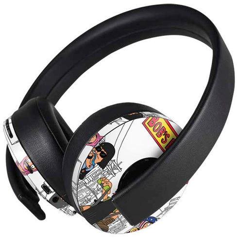 Bobs Burgers Bike Squad PlayStation 4 Gold Wireless Headset Skin