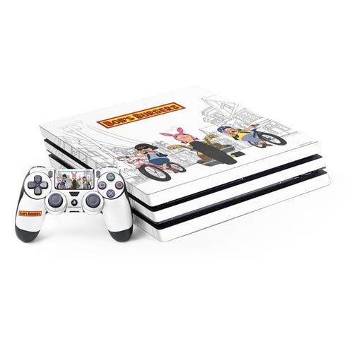 Bobs Burgers Bike Squad PS4 Pro Bundle Skin