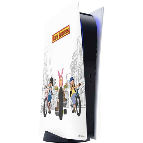 Bobs Burgers Bike Squad PS5 Digital Edition Console Skin