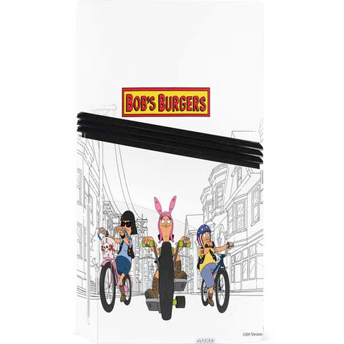 Bobs Burgers Bike Squad PS5 Pro Disk Console Skin