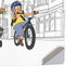 Bobs Burgers Bike Squad PS5 Pro Disk Console Skin