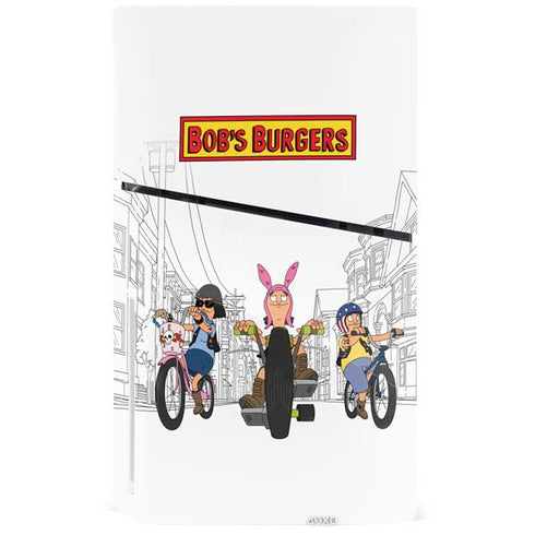 Bobs Burgers Bike Squad PS5 Slim Disk Bundle Skin