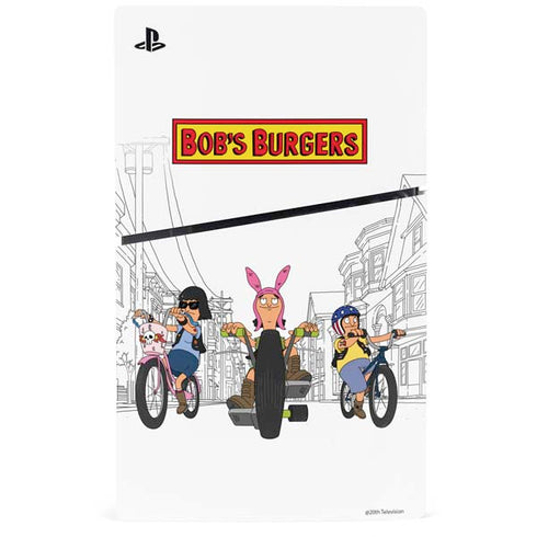 Bobs Burgers Bike Squad PS5 Slim Disk Console Skin