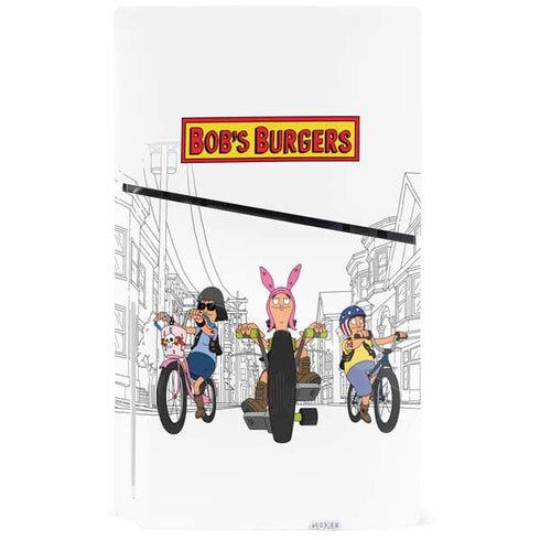 Bobs Burgers Bike Squad PS5 Slim Disk Console Skin