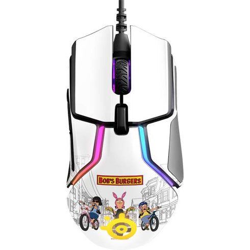 Bobs Burgers Bike Squad SteelSeries Rival 600 Gaming Mouse Skin