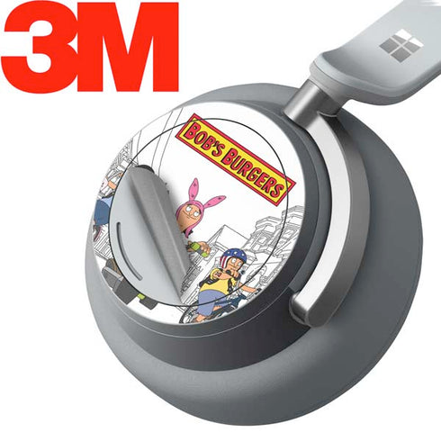 Bobs Burgers Bike Squad Surface Headphones Skin