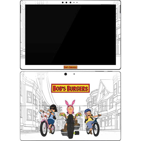 Bobs Burgers Bike Squad Surface Pro 7 Skin