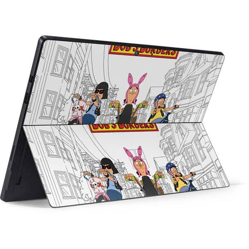 Bobs Burgers Bike Squad Surface Pro 7 Skin