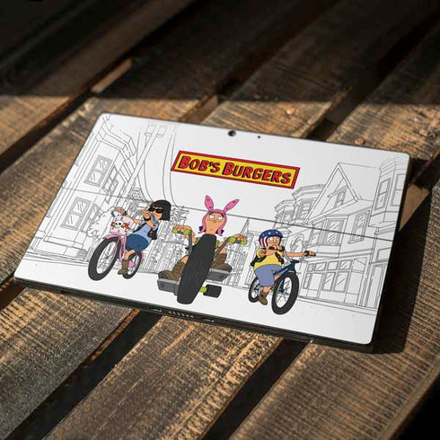 Bobs Burgers Bike Squad Surface Pro 7 Skin