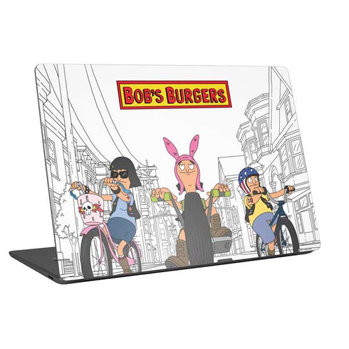 Bobs Burgers Bike Squad Universal Laptop 12in (9.8 x 6.8in) Skin