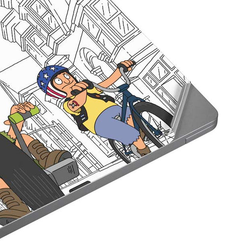 Bobs Burgers Bike Squad Universal Laptop 13in (10.6 x 7.6in) Skin