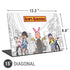 Bobs Burgers Bike Squad Universal Laptop 15in (12.2 x 8.8in) Skin