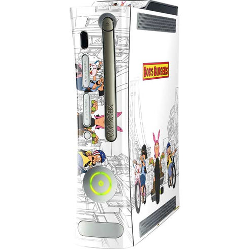 Bobs Burgers Bike Squad Xbox 360 (Includes HDD) Skin