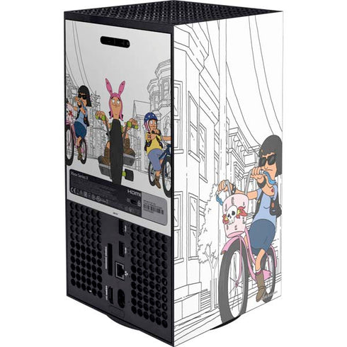 Bobs Burgers Bike Squad Xbox Series X Console Skin
