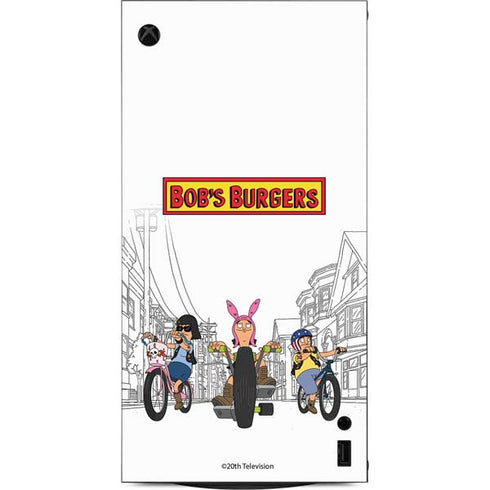 Bobs Burgers Bike Squad XBox Series X Digital Edition Console Skin