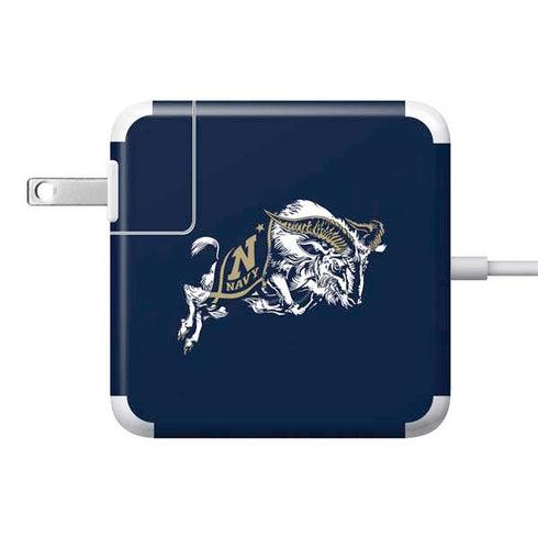 United States Naval Academy Bill The Goat 85W Power Adapter (15 and 17 inch MacBook Pro Charger) Skin
