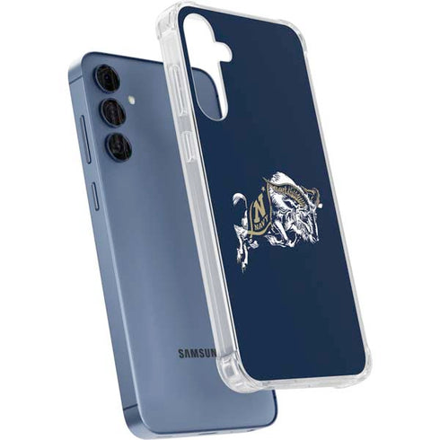 United States Naval Academy Bill The Goat Galaxy A55 5G Clear Case