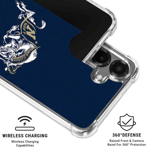 United States Naval Academy Bill The Goat Galaxy S26 Plus Clear Case