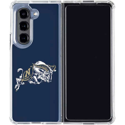 United States Naval Academy Bill The Goat Galaxy Z Fold5 5G Clear Case