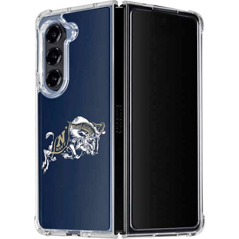 United States Naval Academy Bill The Goat Galaxy Z Fold5 5G Clear Case