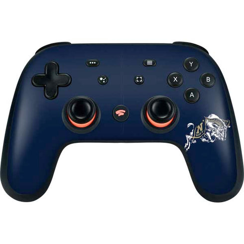 United States Naval Academy Bill The Goat Google Stadia Controller Skin