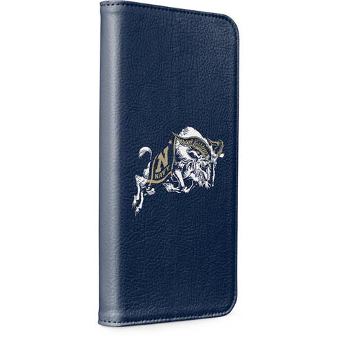 United States Naval Academy Bill The Goat iPhone 15 Plus Folio Case