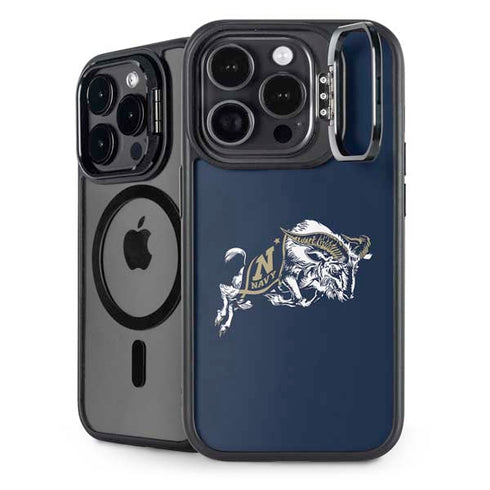 United States Naval Academy Bill The Goat iPhone 15 Pro Max Kickstand Case