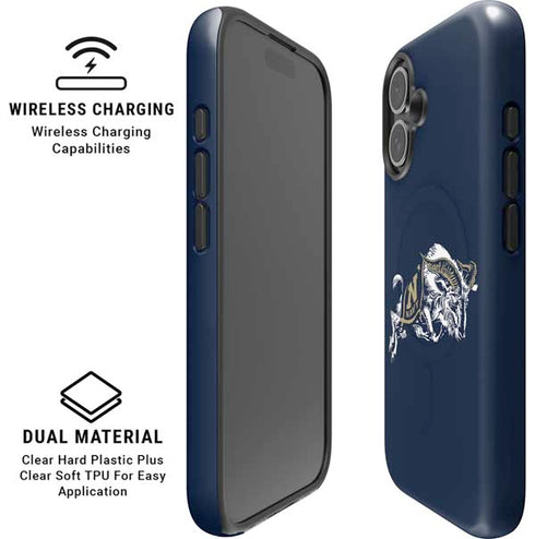 United States Naval Academy Bill The Goat iPhone 16 Plus Magsafe Impact Case