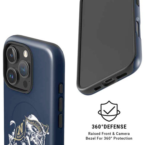 United States Naval Academy Bill The Goat iPhone 16 Pro Magsafe Impact Case