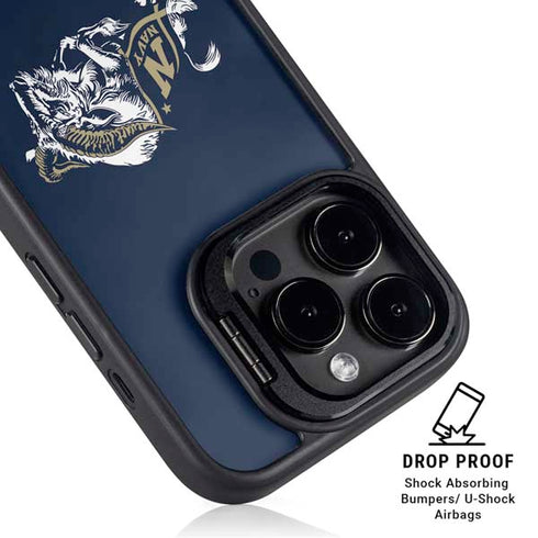 United States Naval Academy Bill The Goat iPhone 16 Pro Max Kickstand Case