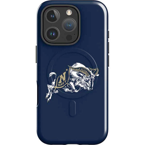 United States Naval Academy Bill The Goat iPhone 16 Pro Max Magsafe Impact Case