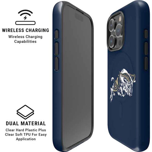 United States Naval Academy Bill The Goat iPhone 16 Pro Max Magsafe Impact Case