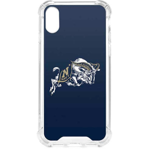 United States Naval Academy Bill The Goat iPhone XS Clear Case