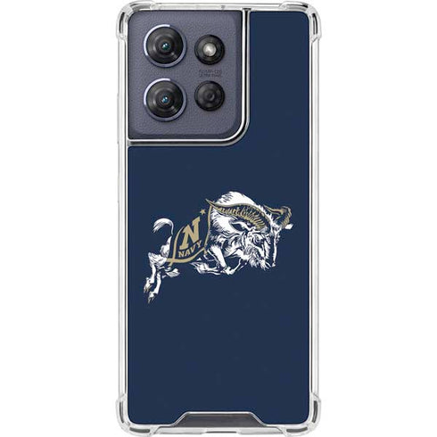 United States Naval Academy Bill The Goat Moto G 5G (2025) Clear Case