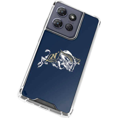 United States Naval Academy Bill The Goat Moto G Stylus 5G (2025) Clear Case