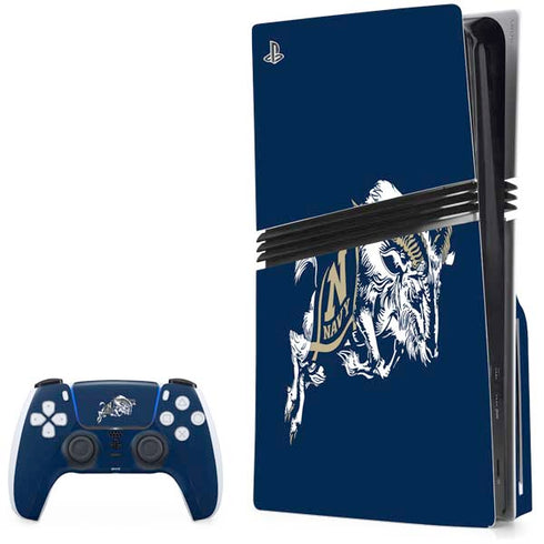 United States Naval Academy Bill The Goat PS5 Pro Disk Bundle Skin