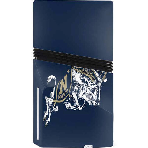 United States Naval Academy Bill The Goat PS5 Pro Disk Console Skin