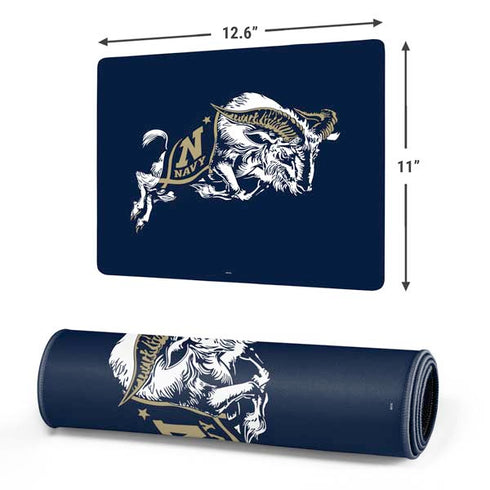 United States Naval Academy Bill The Goat Gaming Mouse Pad