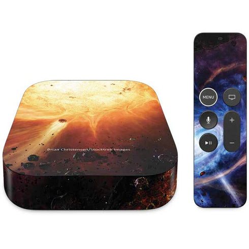 StockTrek Binary System Orbiting near a Black Hole Apple TV Skin