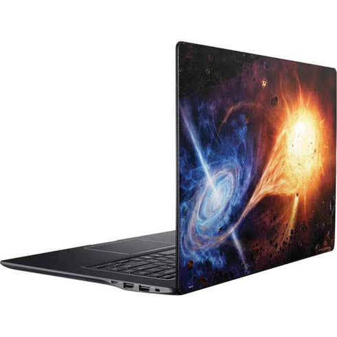 StockTrek Binary System Orbiting near a Black Hole Ativ Book 9 (15.6in 2014) Skin