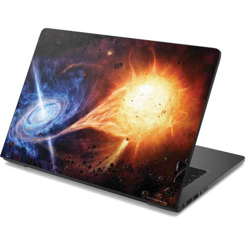 StockTrek Binary System Orbiting near a Black Hole Dell Chromebook Skin