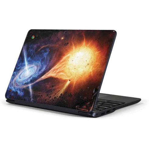 StockTrek Binary System Orbiting near a Black Hole Samsung Chromebook Skin
