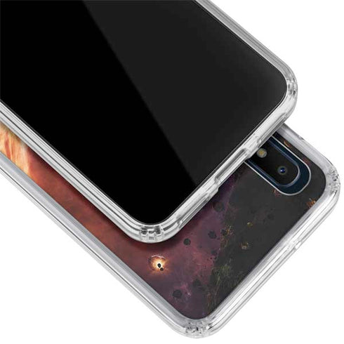 StockTrek Binary System Orbiting near a Black Hole Galaxy A10e Clear Case