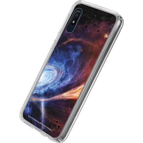 StockTrek Binary System Orbiting near a Black Hole Galaxy A10e Clear Case