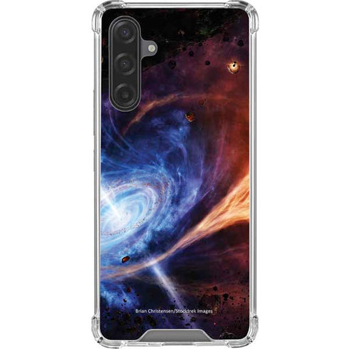 StockTrek Binary System Orbiting near a Black Hole Galaxy A17 Clear Case